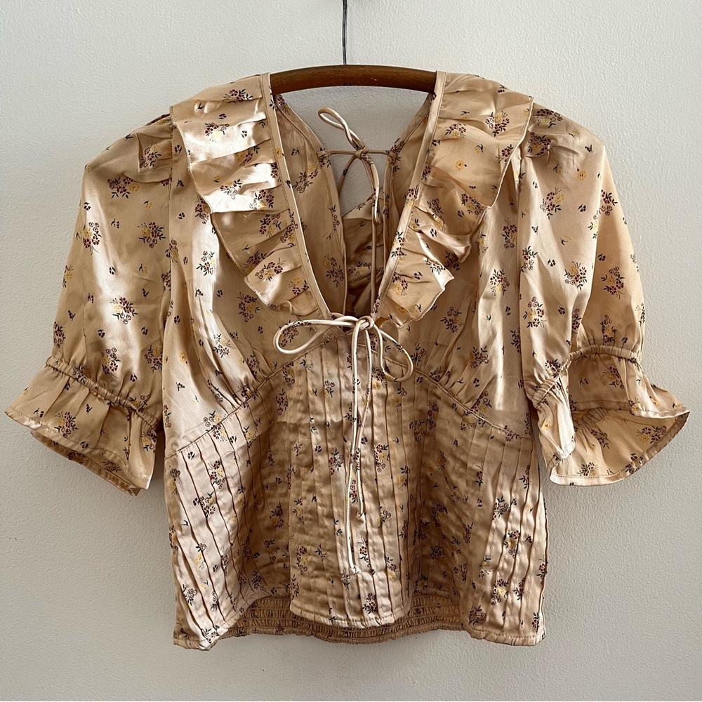 Free People silk top